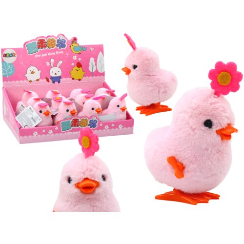 Pink Jumping Hen Wind-up Hen With Flower Cijene