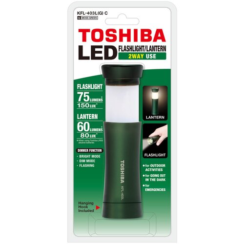 Toshiba ROČNA BATERIJSKA SVETILKA - ZELENA - (22120107) Cene