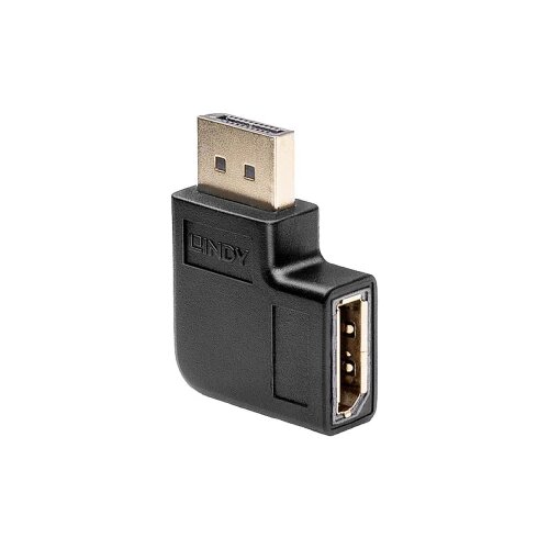 Lindy 41333 DisplayPort adapter [1x ženski konektor DisplayPort - 1x mo&amp;scaron;ki konektor DisplayPort] črna, (20429850) Slike