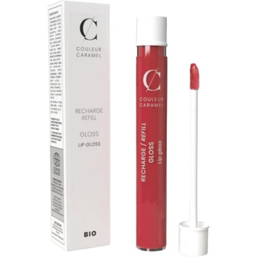 Couleur Caramel Sjajilo za usne za ponovno punjenje - n&amp;deg;813 Veil of raspberry Slike