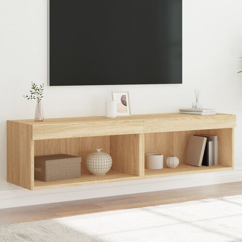 vidaXL TV ormarići s LED svjetlima 2 kom boja hrasta 60x30x30 cm Cijene