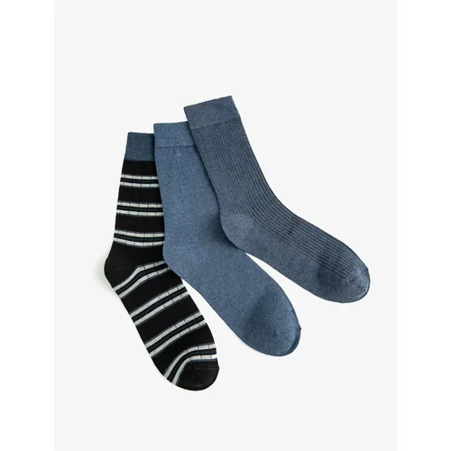 Koton Striped Socks Set of 3
