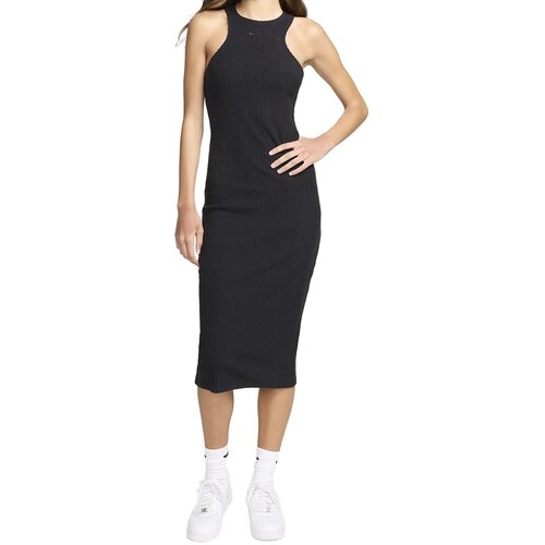 Nike haljina w nsw nk chll knt rib midi drs za žene Slike