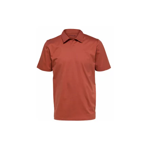 Selected Homme Polo majica 16088573 Rdeča Regular Fit