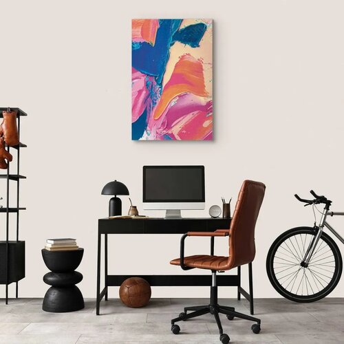  Slika - Energetic Shapes - Dynamic Oil Paint Composition on Canvas 40x60 Slike