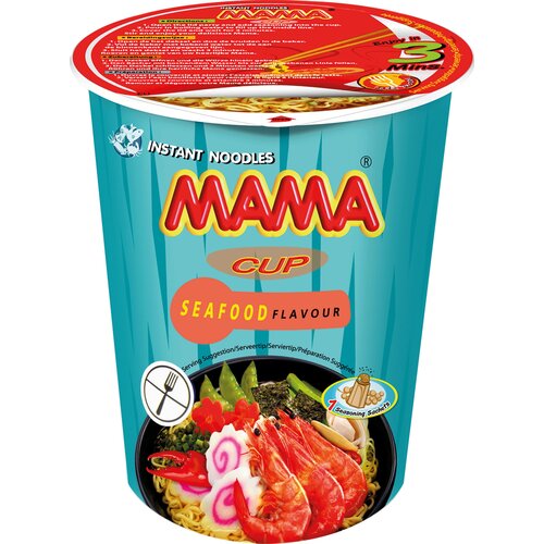 Instant Cup Noodles - Seafood - 70 g Cene
