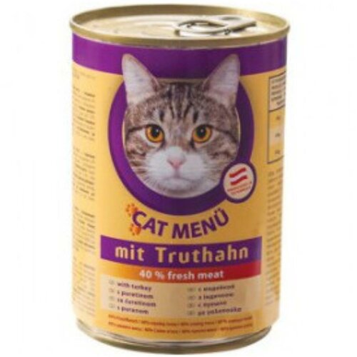 CAT MENU vlažna hrana za mačke u konzervi sa ukusom ćuretine 415g Cene