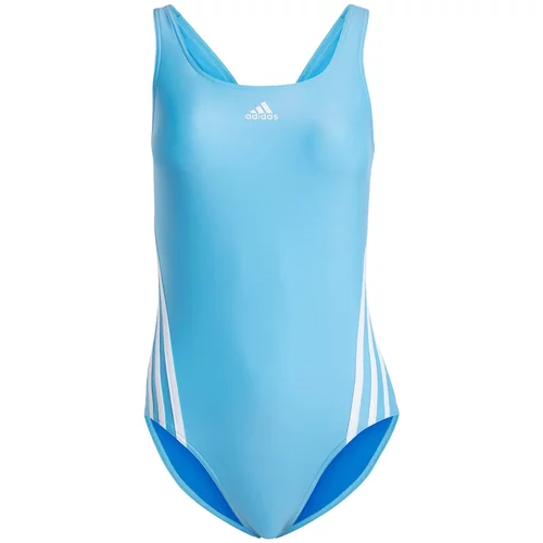 ADIDAS SPORTSWEAR Sportski kupaći kostim svijetloplava / bijela