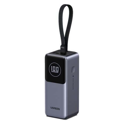 Ugreen prenosna polnilna baterija 12.000mAh, 100W z vgrajenim kablom Cene