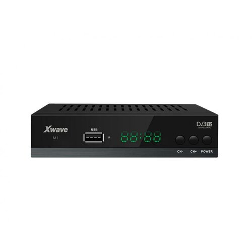 X Wave dVB-T2 set top box sd/hd DVB-T2, sd/hd MPEG2 i MPEG4 avc H.265 hdmi, scart i koaksialni audio izlaz Slike