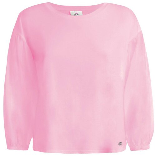Deha BALLOON SLEEVES T-SHIRT, ženska majica dug rukav, pink D63260 Cene