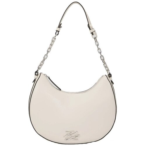 Karl Lagerfeld AUTOGRAPH MOON SHOULDER BA Bež Slike