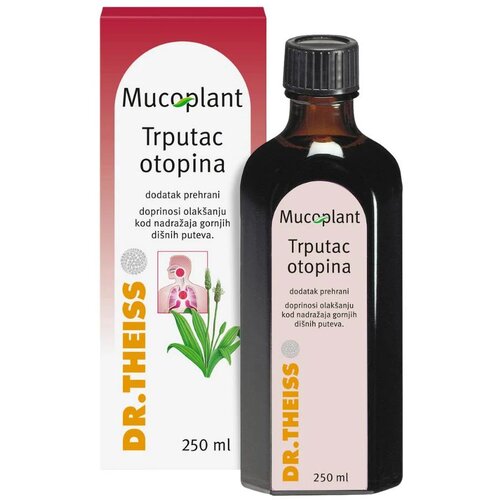 Dr. Theiss sirup za suvi ka&amp;scaron;alj mucoplant, bokvica, 250ml Slike