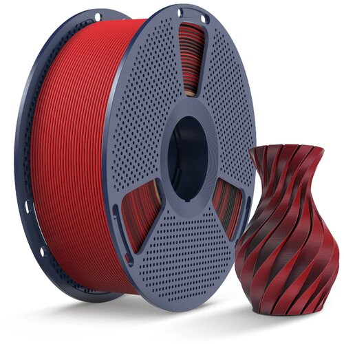 SUNLU PLA Matte Dual Color Black Red - 1,75 mm / 1000 g Slike