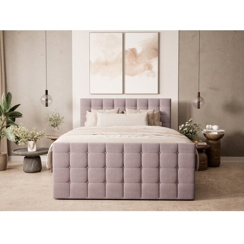 Maison de R&amp;ecirc;ve Ljubičasti boxspring krevet s prostorom za odlaganje 180x200 cm Tasca &amp;ndash; Slike