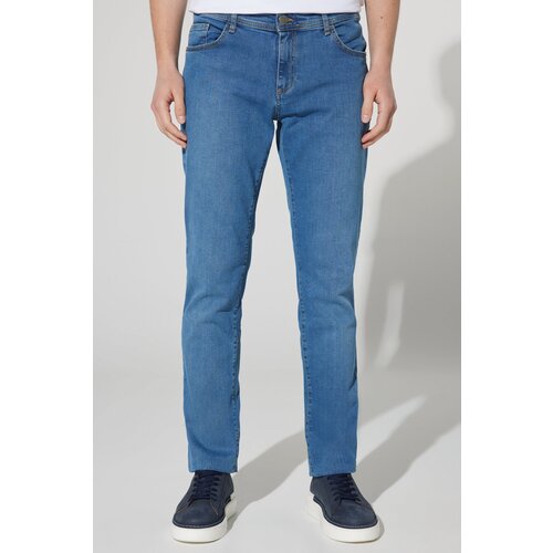 Altinyildiz classics Men&amp;#039;s Blue Slim Fit Slim Fit Magic Denim Flexible Jeans Trousers Slike