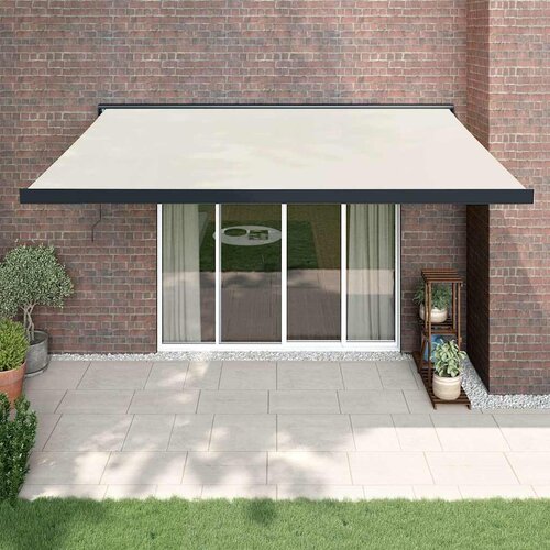 Tenda na uvlačenje krem 4,5 x 3 m od tkanine i aluminija Cijene