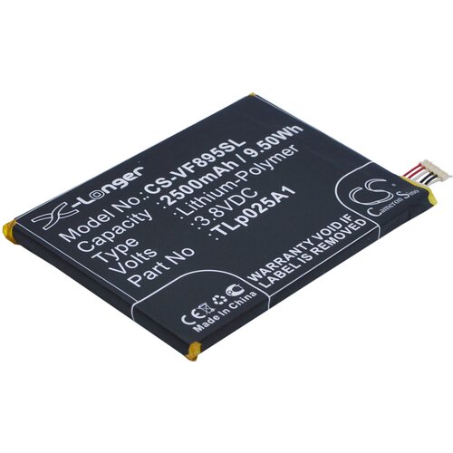  Baterija za Alcatel One Touch Pop 2, 2500 mAh Slike