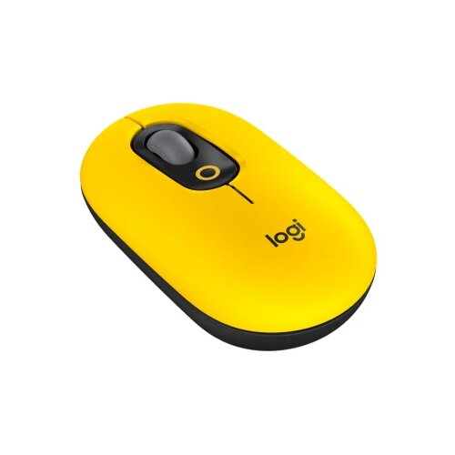 Logitech Pop Mouse with Emoji, Blast Yellow miš Cene