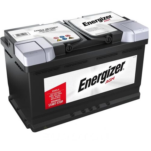 Energizer akumulator Premium AGM, 80AH, D, 800A, 680568, EA80L4 Slike