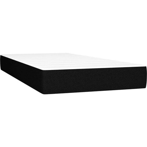 vidaXL Box spring krevet s madracem crni 80 x 200 cm od tkanine Cene
