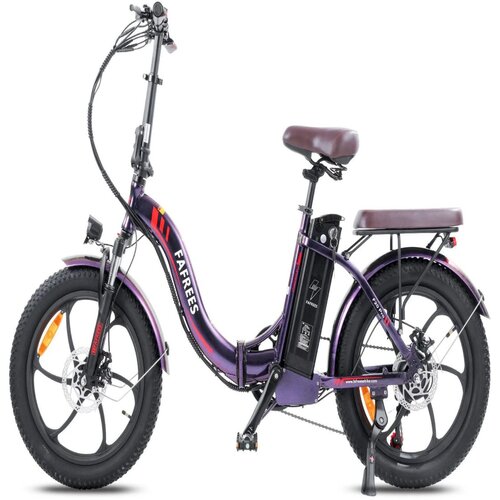 Fafrees električno kolo F20 pro - 250W motor 648WH baterija 80KM dosega - vijolična, (21162656) Cene