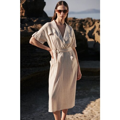 Marisse Women's Dress L-Su-4313 L.Beige Cene