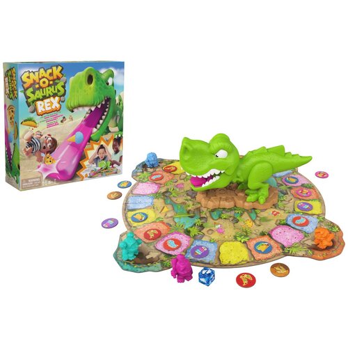 Spin Master dru&amp;scaron;tvena igra Snack o saurus dinosaur Slike