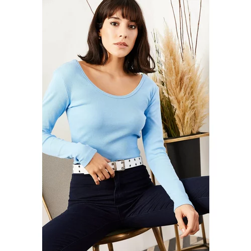Olalook Blouse - Blue - Fitted