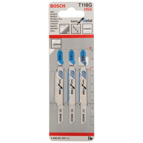Bosch List ubodne testere T 118 G Basic 2608631674 Slike