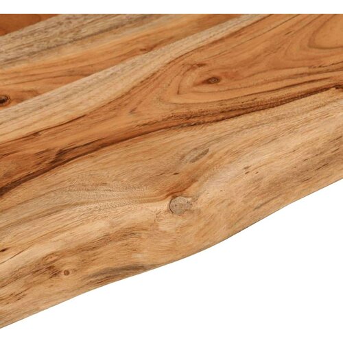 VidaXL Zidna polica 40x20x3,8 cm pravokutna bagremovo drvo živi rub Slike