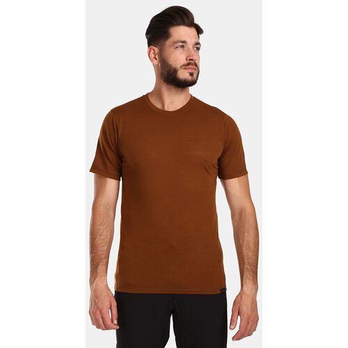 Kilpi Men&amp;#039;s merino wool T-shirt SLOPER-M Brown Slike
