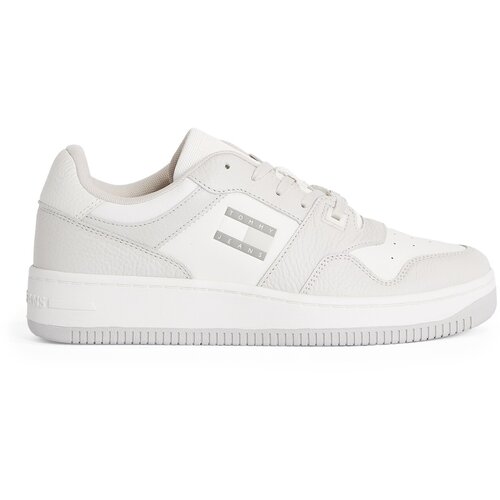Tommy Jeans Niske tenisice &amp;#039;RETRO BASKET CUPSOLE TUMBLE&amp;#039; siva / bijela Slike