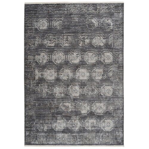 Novel TKANA PREPROGA Baroque 120/170 cm taftano antracit Slike