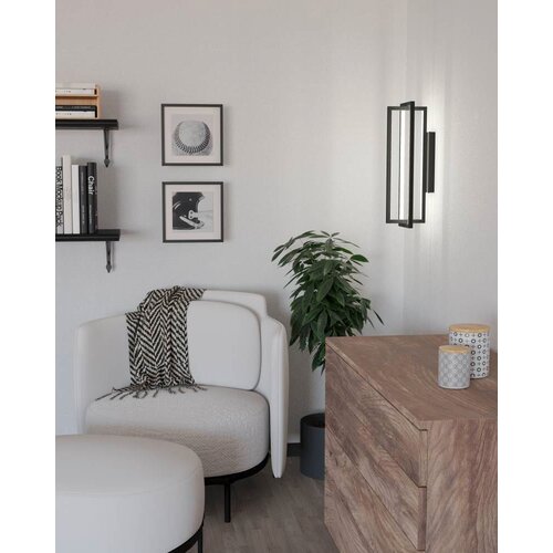 Eglo LED zidna svjetiljka Siberia, 15,5 W, crna/bijela, 30 cm, 900467 Cene