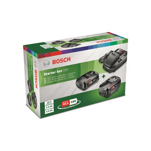 Bosch starter set 2x PBA 18V 2,5 Ah + punjač AL 1830 CV, 1600A011LD Slike
