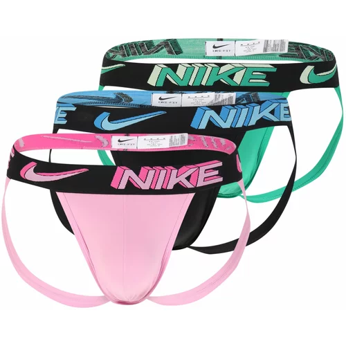 Nike Sportske gaće 'Jock' plava / zelena / roza / crna