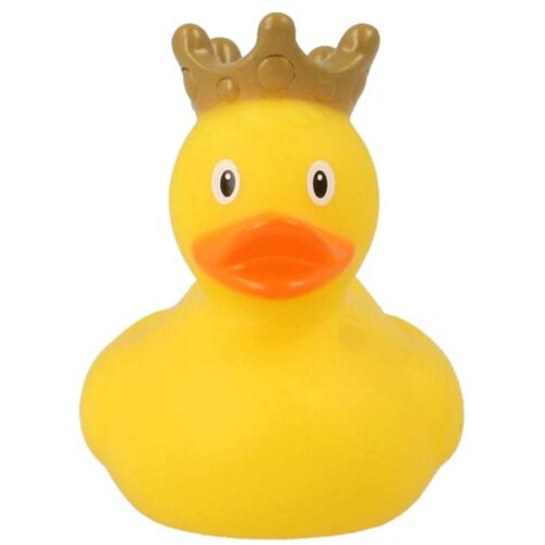 Lilalu Patkica - Yellow Duck with Crown - Mini Rubber Duck Cene