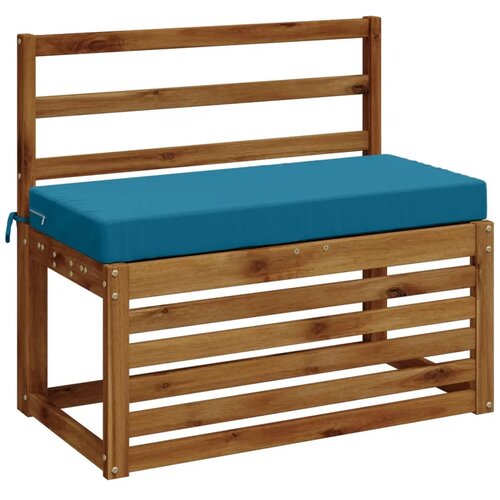 Jastučić za klupu SOEST 100% poliester Svjetloplava - Svjetloplava 60 x 40 x 8 cm Poliester Cijene