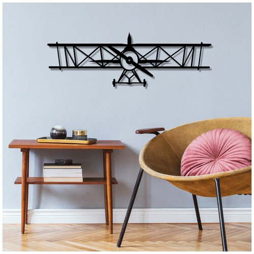 Wallity dekorativni metalni zidni ukras avion Slike