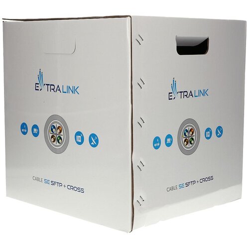 Extralink CAT5E SFTP OUTDOOR CABLE, ESD GW, KOTUR 305M Slike