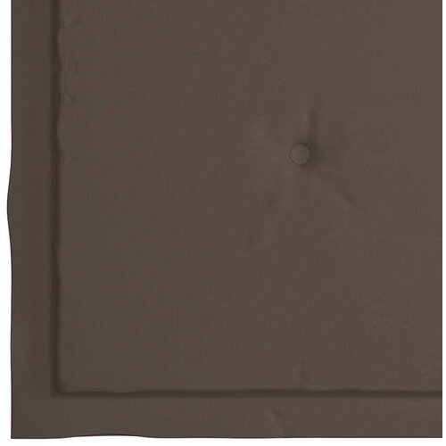  Jastuci za vrtne stolice 4 kom smeđesivi 40x40x3 cm od tkanine Slike