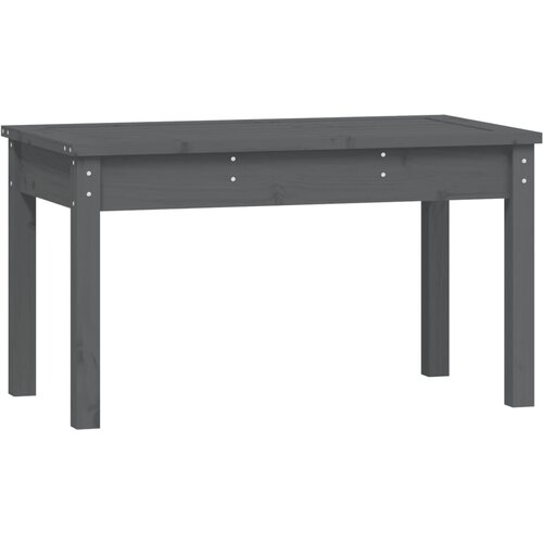  Vrtna klupa siva 80x44x45 cm od masivne borovine Slike
