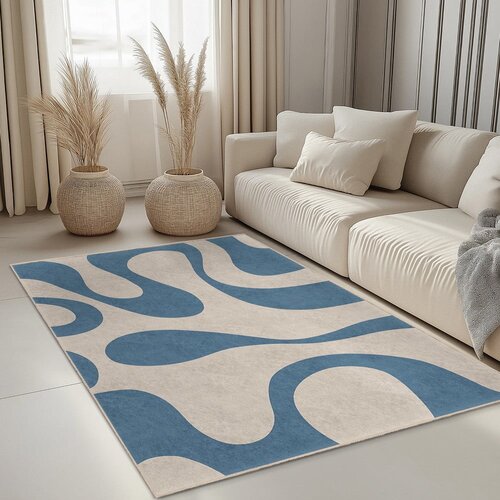 Mila Home Moder pralen tekač 80x200 cm Blue Latte &amp;ndash; Slike