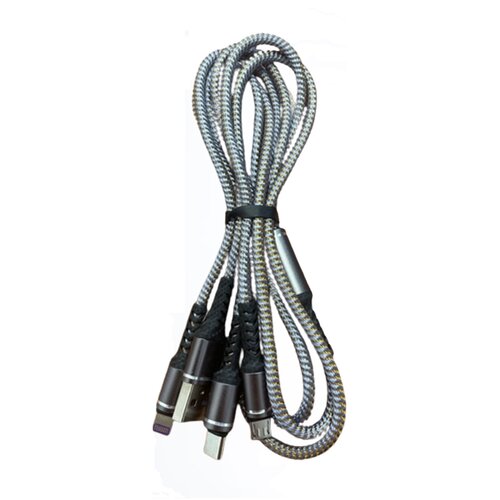 Kabel USB B(M) 3v1 iPh/C/mikro USB B (M) 5V 3A hitro polnjenje Cene
