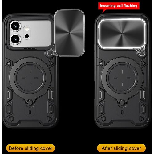 Techsuit CamGuard Pro maska za Honor 600 / 600 Pro - crna Slike