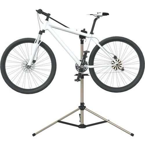 VidaXL Stalak za popravak bicikla sklopivi 120 - 165 cm aluminijski Slike