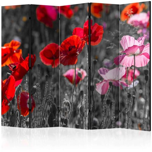  Paravan u 5 dijelova - Red Poppies II [Room Dividers] 225x172 Cijene