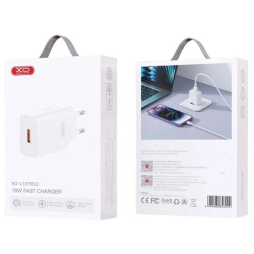 XO Kucni punjac L127 ulaz USB-A QC 18W white + micro cable Cijene