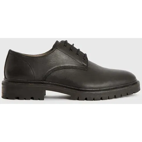 AllSaints Kožne cipele MF527Z JARRED LTHR SHOE za muškarce, boja: crna, MF527Z